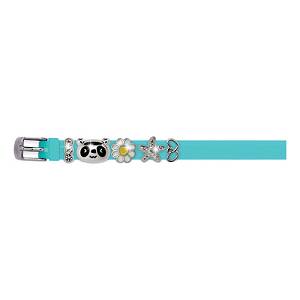 BRACCIALETTO AQUA SIL C/CHARMS