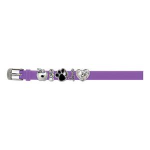 BRACCIALETTO LILAC SIL C/CHARM