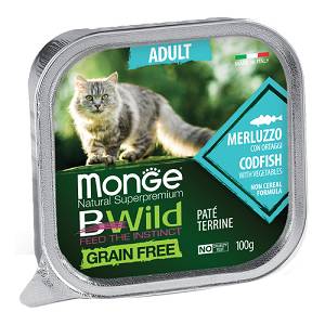 MONGE BWILD CAT AD MERLUZ/ORT