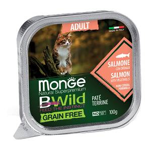 MONGE BWILD CAT AD SALMONE/ORT