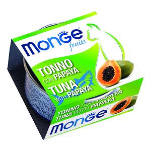 MONGE FRUITS TONNO C/PAPAYA80G