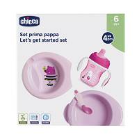 CH SET PAPPA 6M+ ROSA C/CUCCH